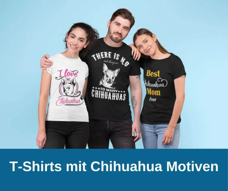 T-Shirts mit Chihuahua Motiven